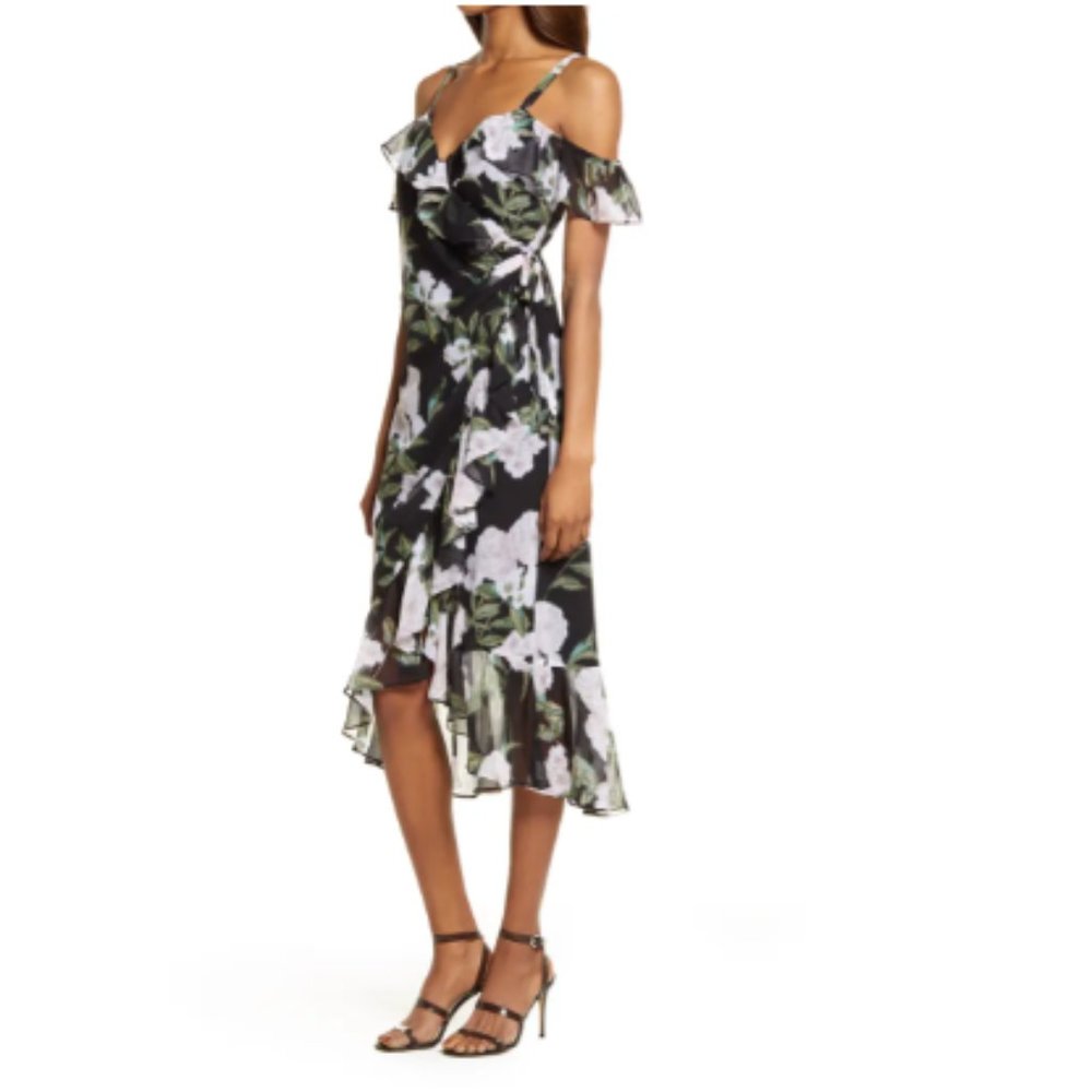 Chelsea 58 -  Wrap Midi Dress - Picture 3 of 8